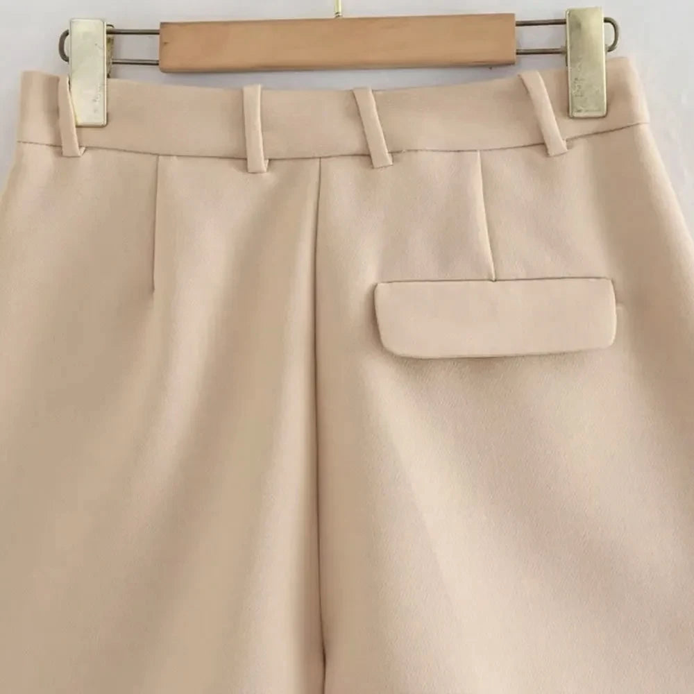 High-Waisted Bermuda Shorts for Women