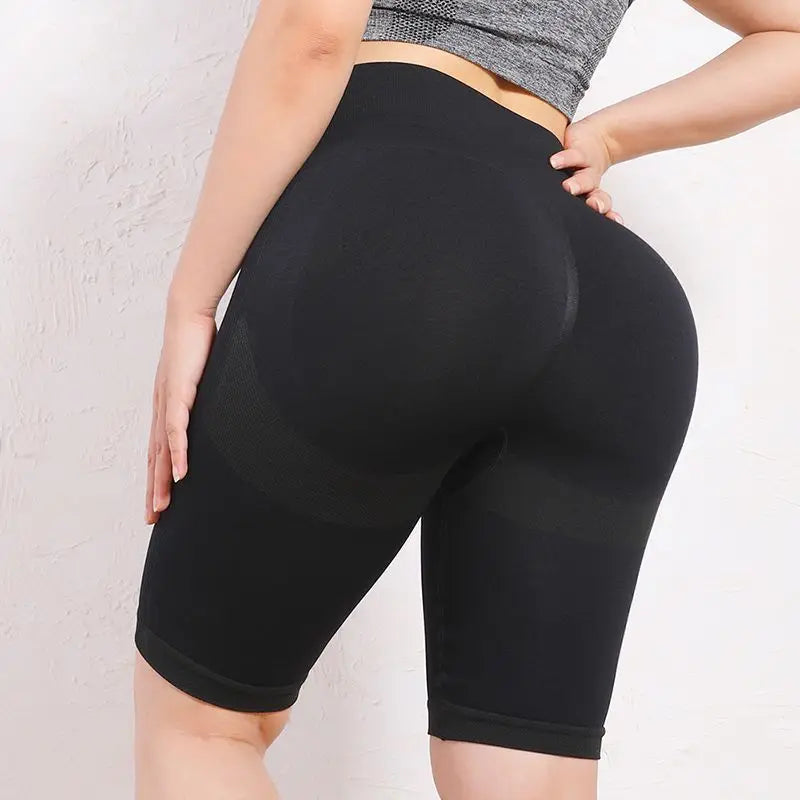 Seamless High-Waist Butt Lifting Yoga Shorts