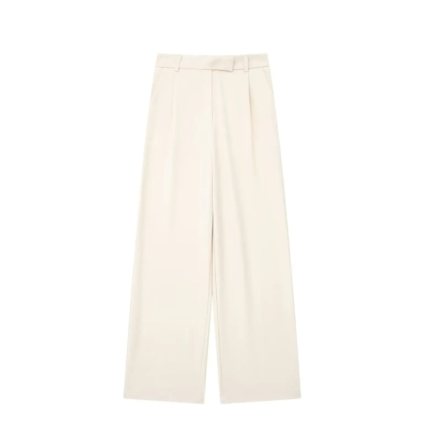 High-Waisted Straight Leg Pants for Women