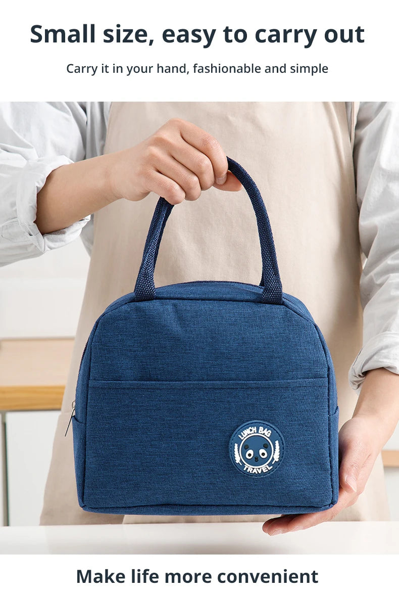 Insulated Lunch Bag with Multiple Compartments