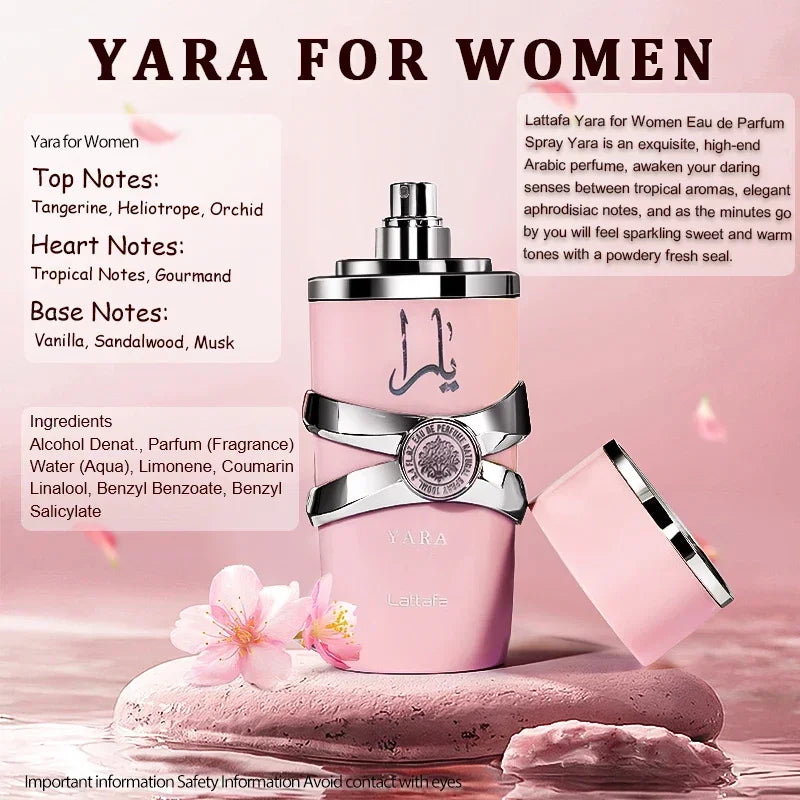 Yara Luxury Eau De Parfum for Women