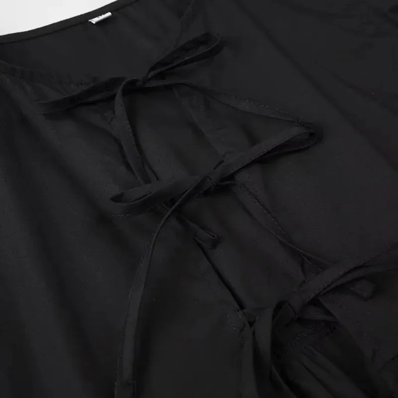 Ruffle Puff Sleeve Crop Top