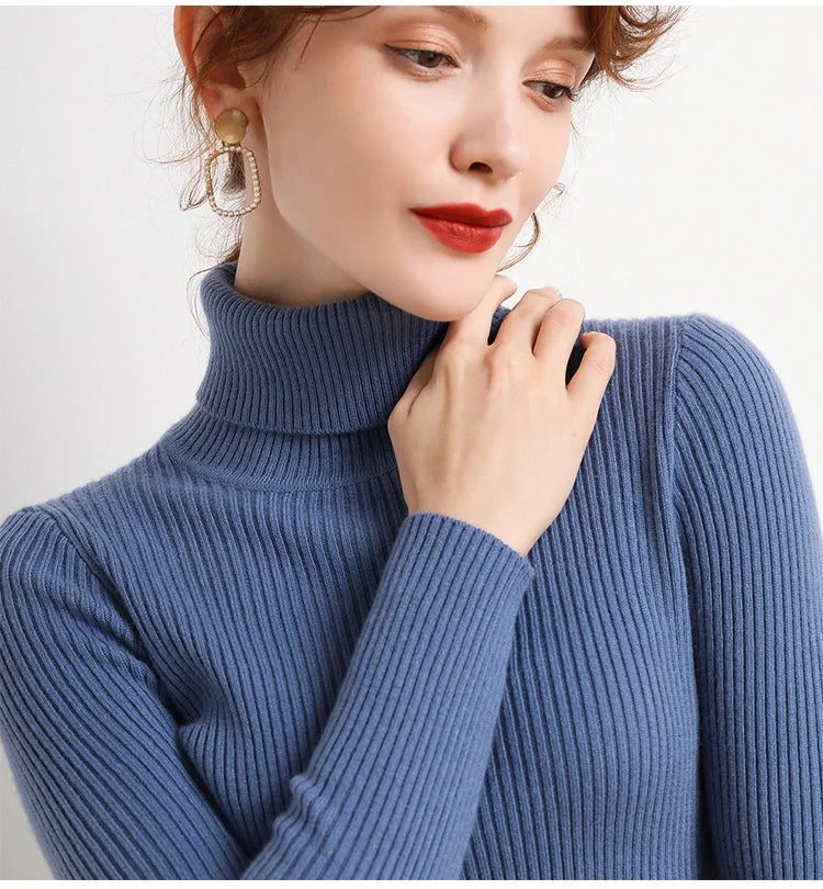 Women's Soft Turtleneck Sweater