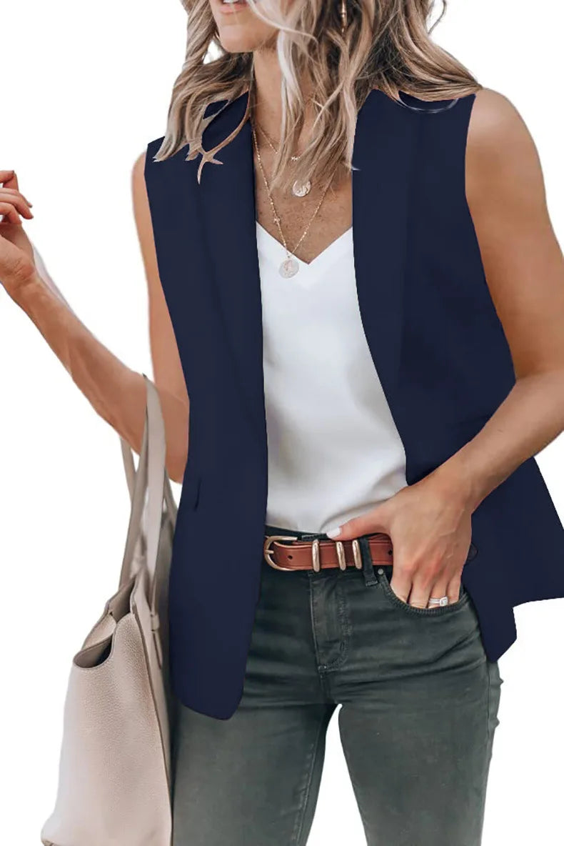 Women's Classic Sleeveless Blazer