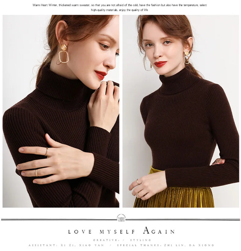 Women's Soft Turtleneck Sweater