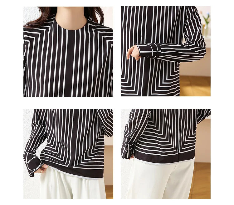 Vintage Fashion Slim Long Sleeve Tops