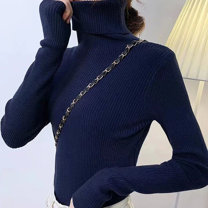 Women's Soft Turtleneck Sweater