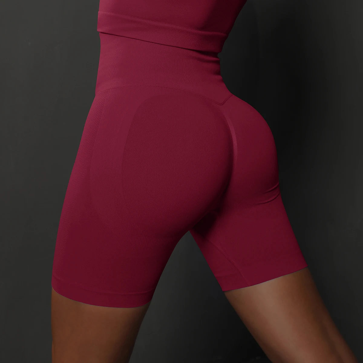 Women's High-Waisted Seamless Yoga Shorts