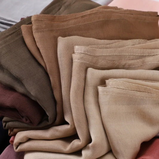Premium Cotton-Rayon Hijab Scarf