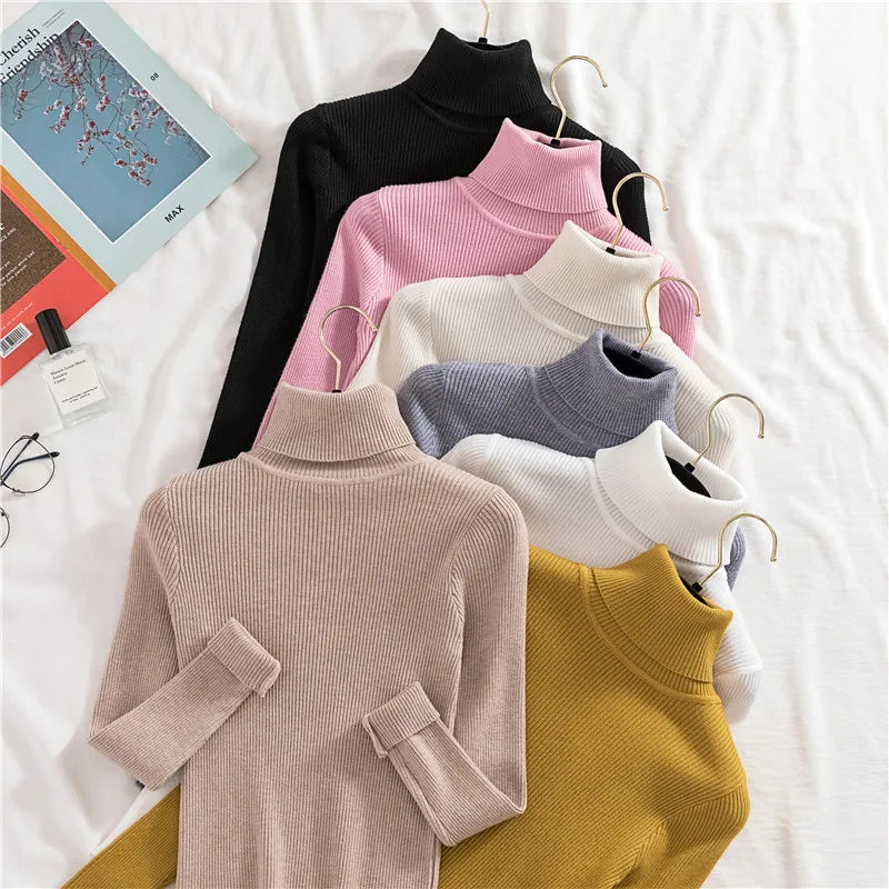 Women's Soft Turtleneck Sweater
