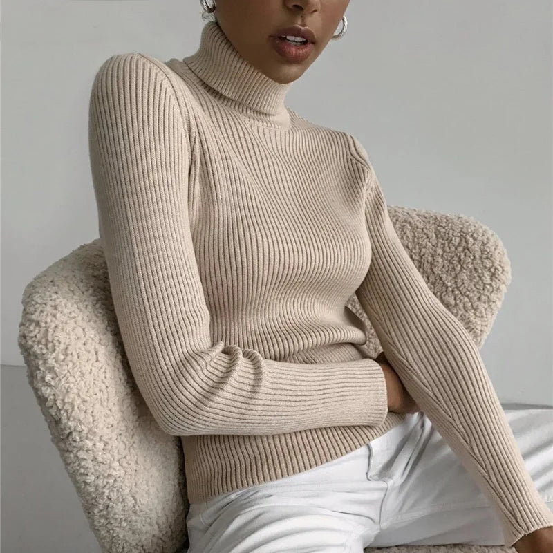 Women's Soft Turtleneck Sweater
