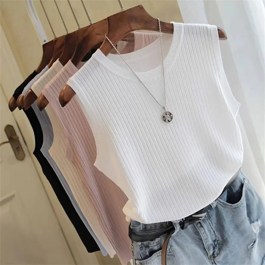 Women's Lightweight Summer Knit Tank Top
