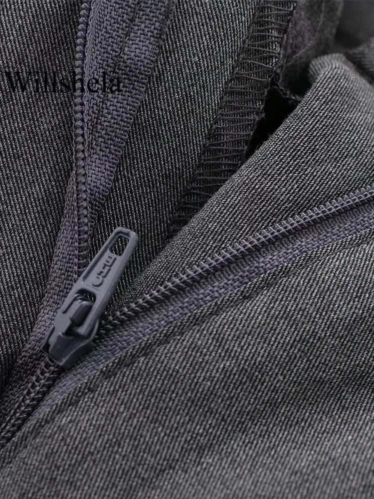 High-Waisted Straight Leg Pants for Women