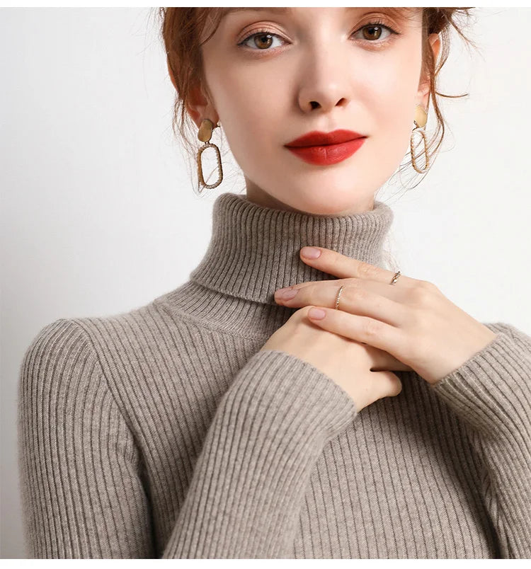 Women's Soft Turtleneck Sweater