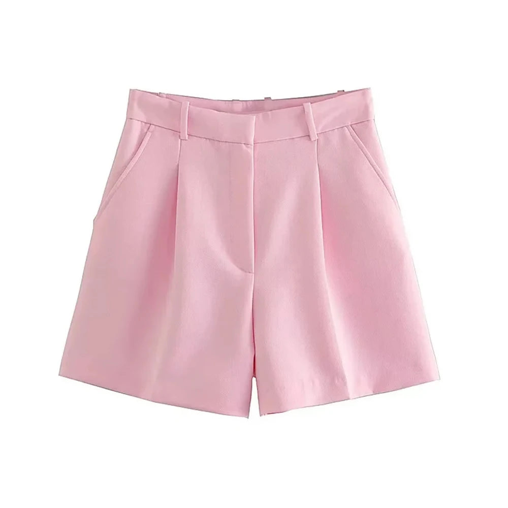 High-Waisted Bermuda Shorts for Women