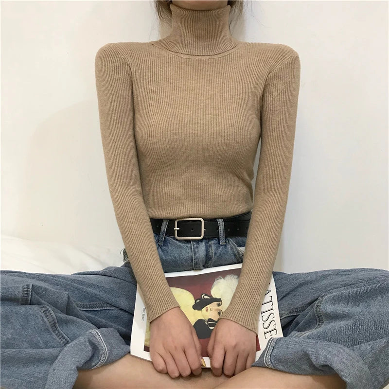 Women's Soft Turtleneck Sweater