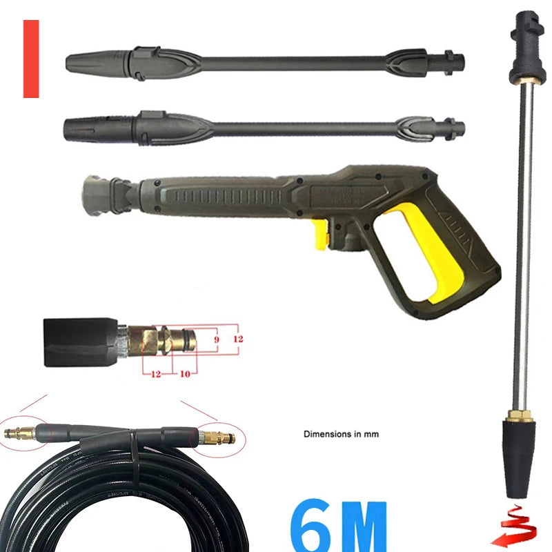 High Pressure Washer Gun For Karcher Car Wash Cleaning Water Spray Lance Replacement Gun Pistol Wand Nozzle foam kettle