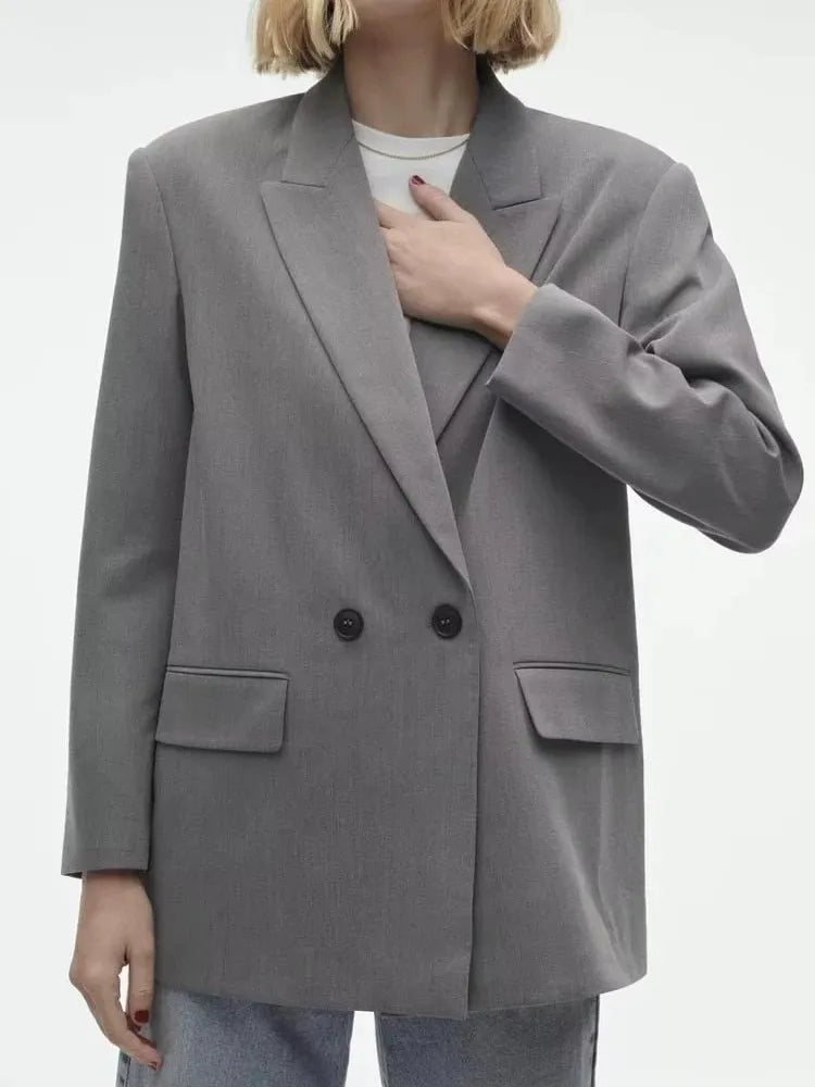 Women's Double-Breasted Blazer