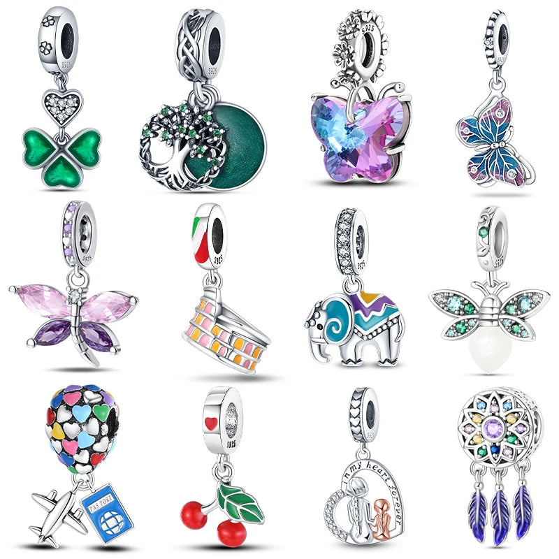 925 Sterling Silver Ocean Charm Collection