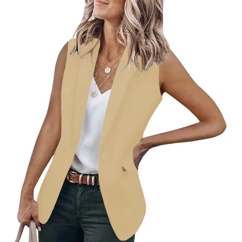 Women's Classic Sleeveless Blazer