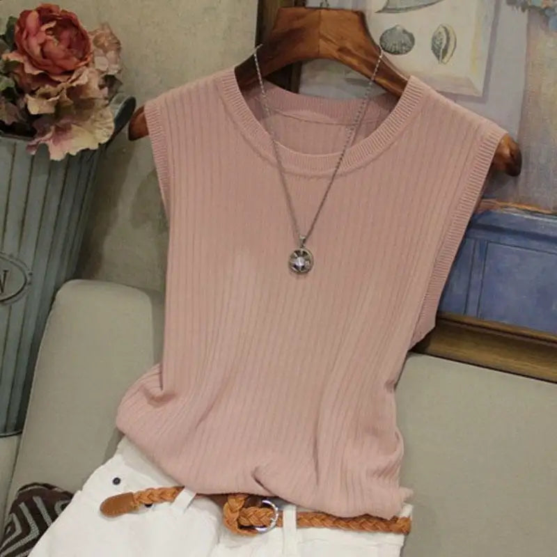 Women's Lightweight Summer Knit Tank Top