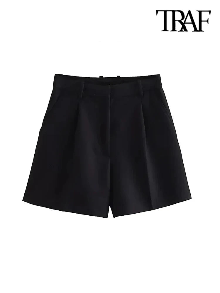 High-Waisted Bermuda Shorts for Women