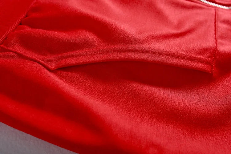 Y2K Gothic Rhinestone Skeleton Zip-Up Hoodie