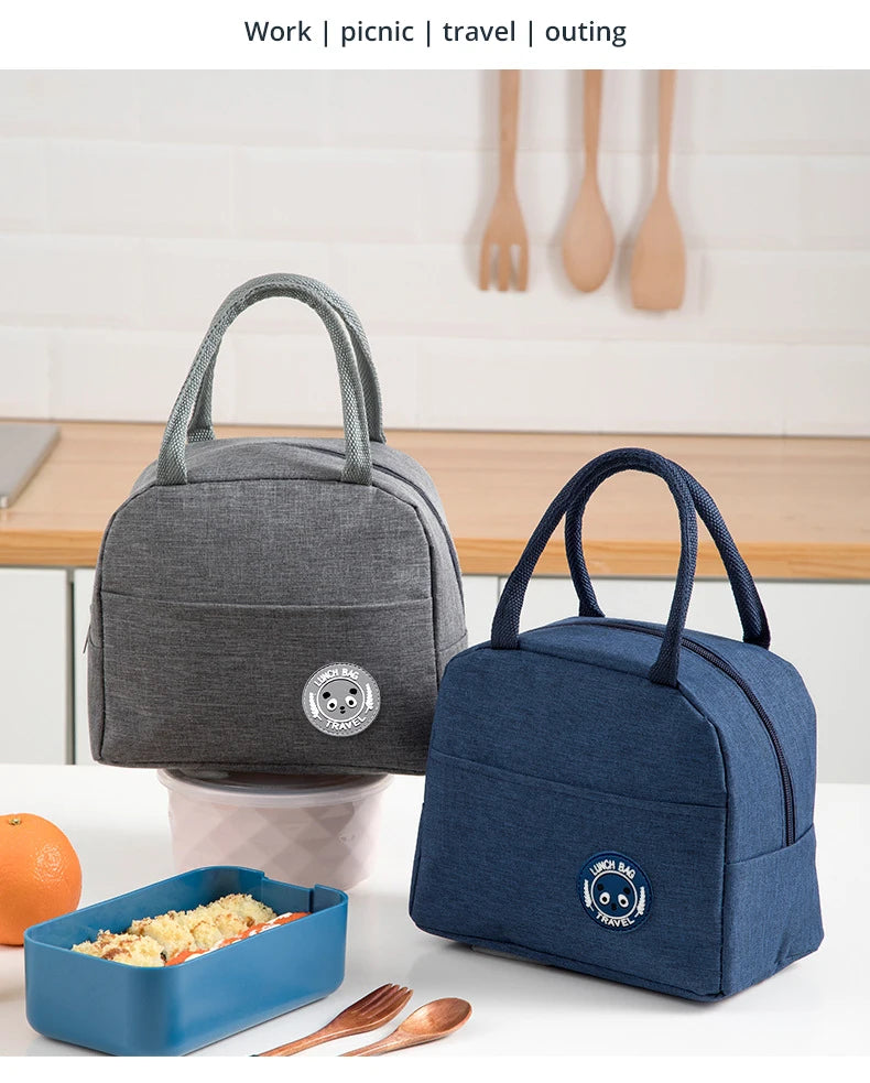 Insulated Lunch Bag with Multiple Compartments