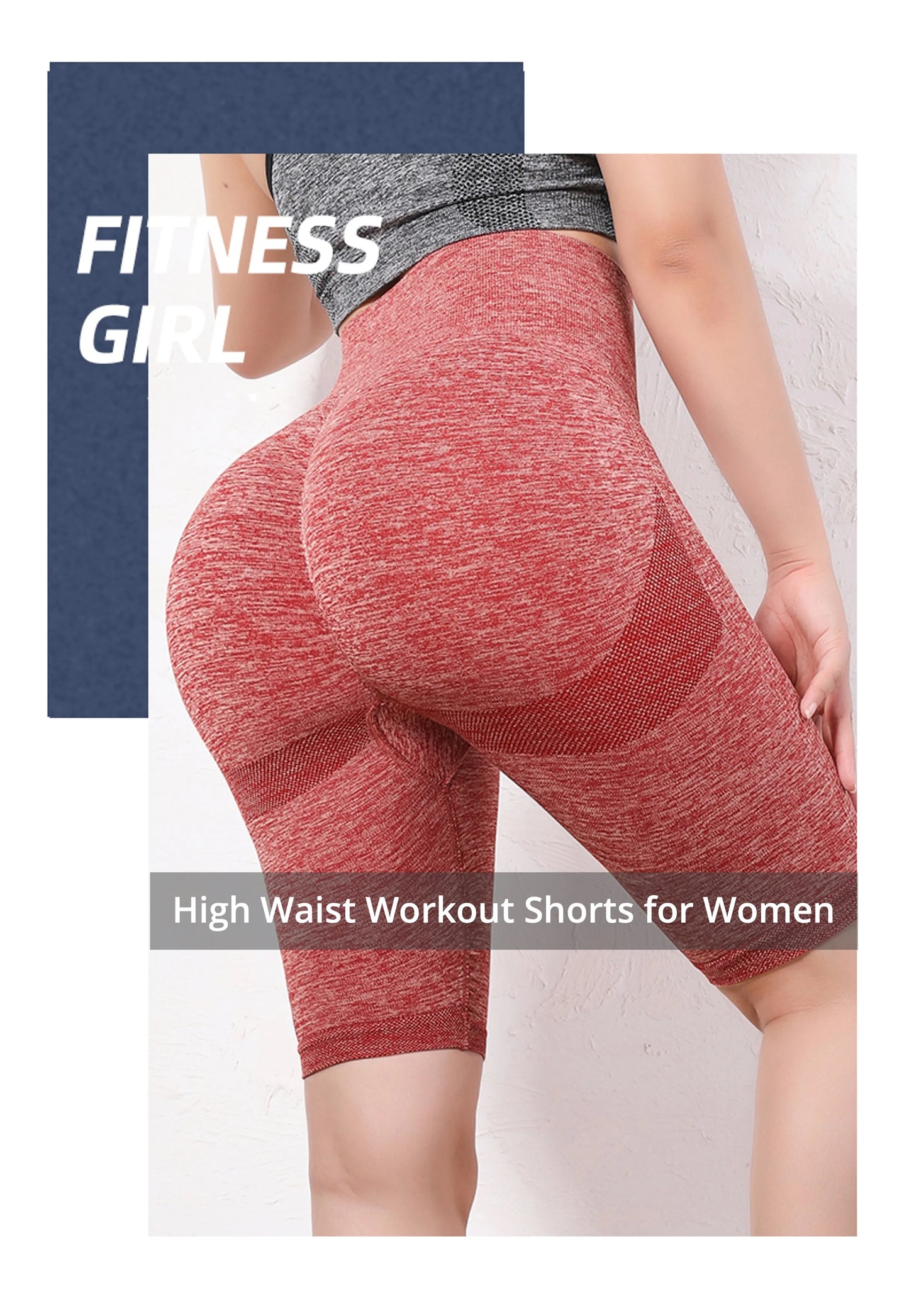 Seamless High-Waist Butt Lifting Yoga Shorts
