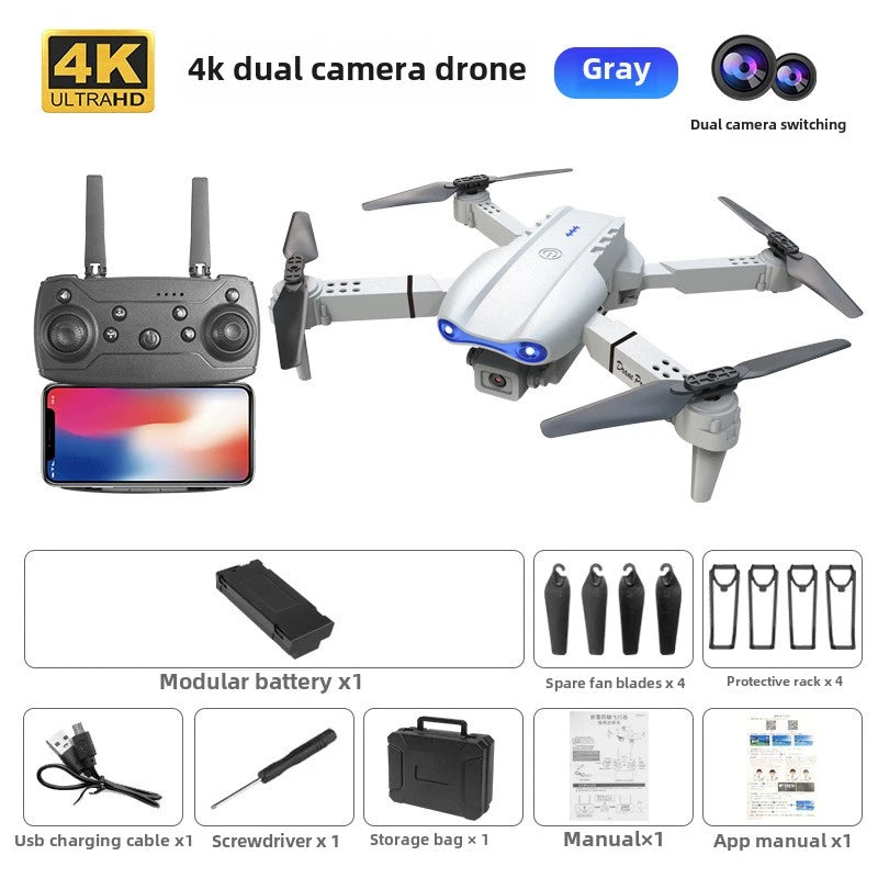 E99 Pro Foldable Drone with HD Dual Cameras - Altitude Hold Quadcopter, E88 Pro Remote Control Aircraft K3