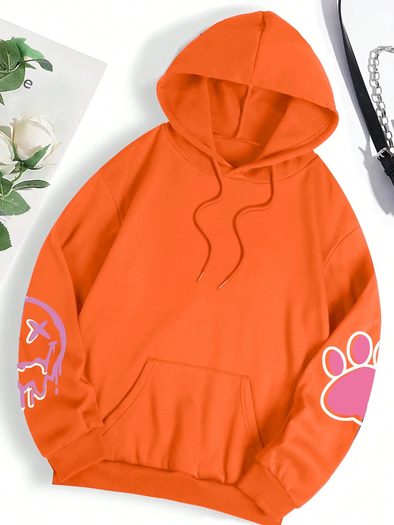 Women's Fleece-Lined Hip Hop Hoodie